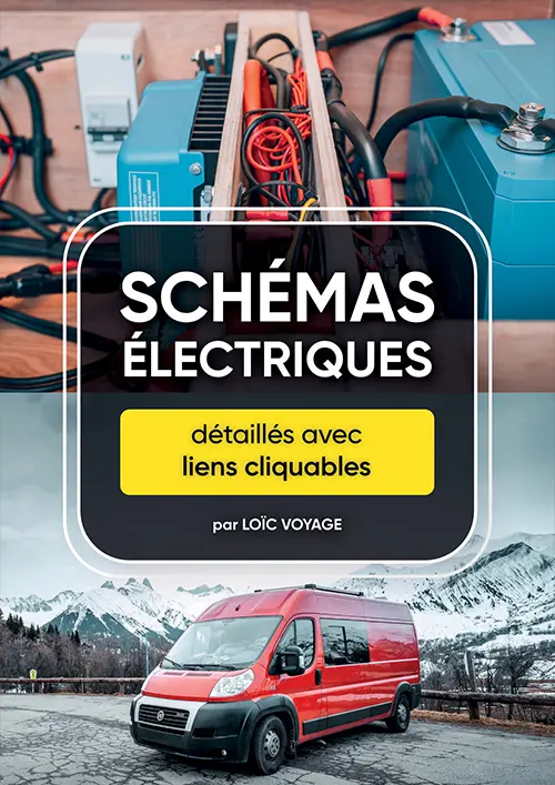 L'électricité en van, document PDF avec des schémas électrique complets et lisibles