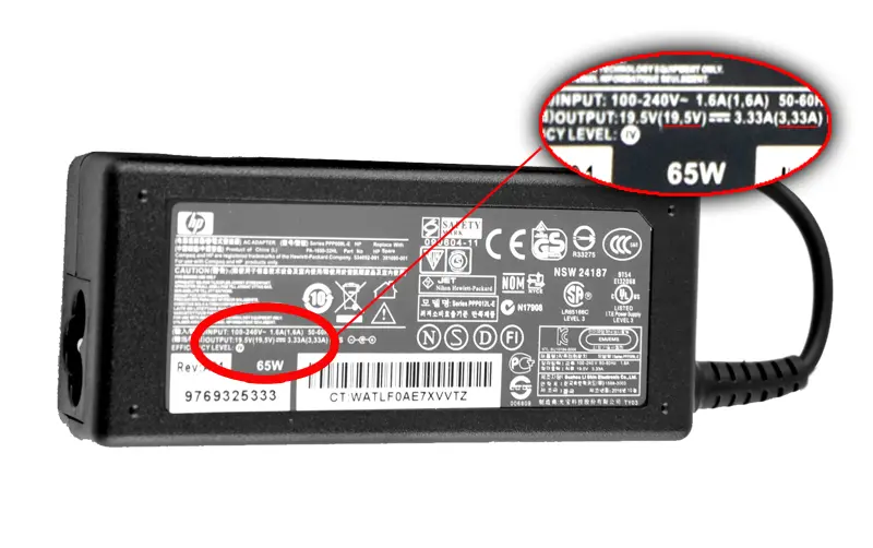 Calculer ses besoins électriques super simplement 2 Chargeur transformateur ordinateur
